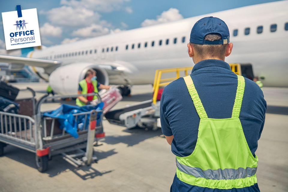 Be- und Entlader Airport, Flughafen, Gepäck