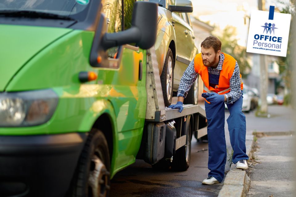 Fahrer-Abschleppdienst, Abschlepper, Pkw, Fahrer 