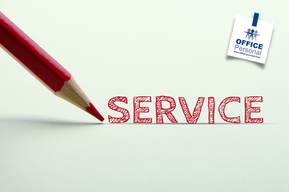 Service, Allgemein, Schriftzug