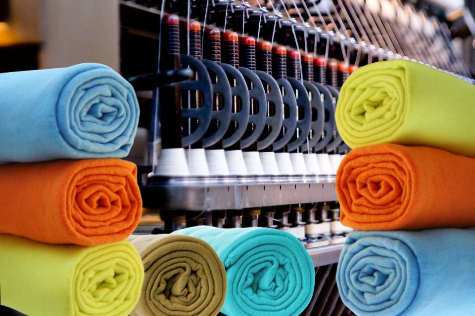 Textilmechaniker, Stoff, Textilmaschine, Webstuhl, ´Produktion, Textilien